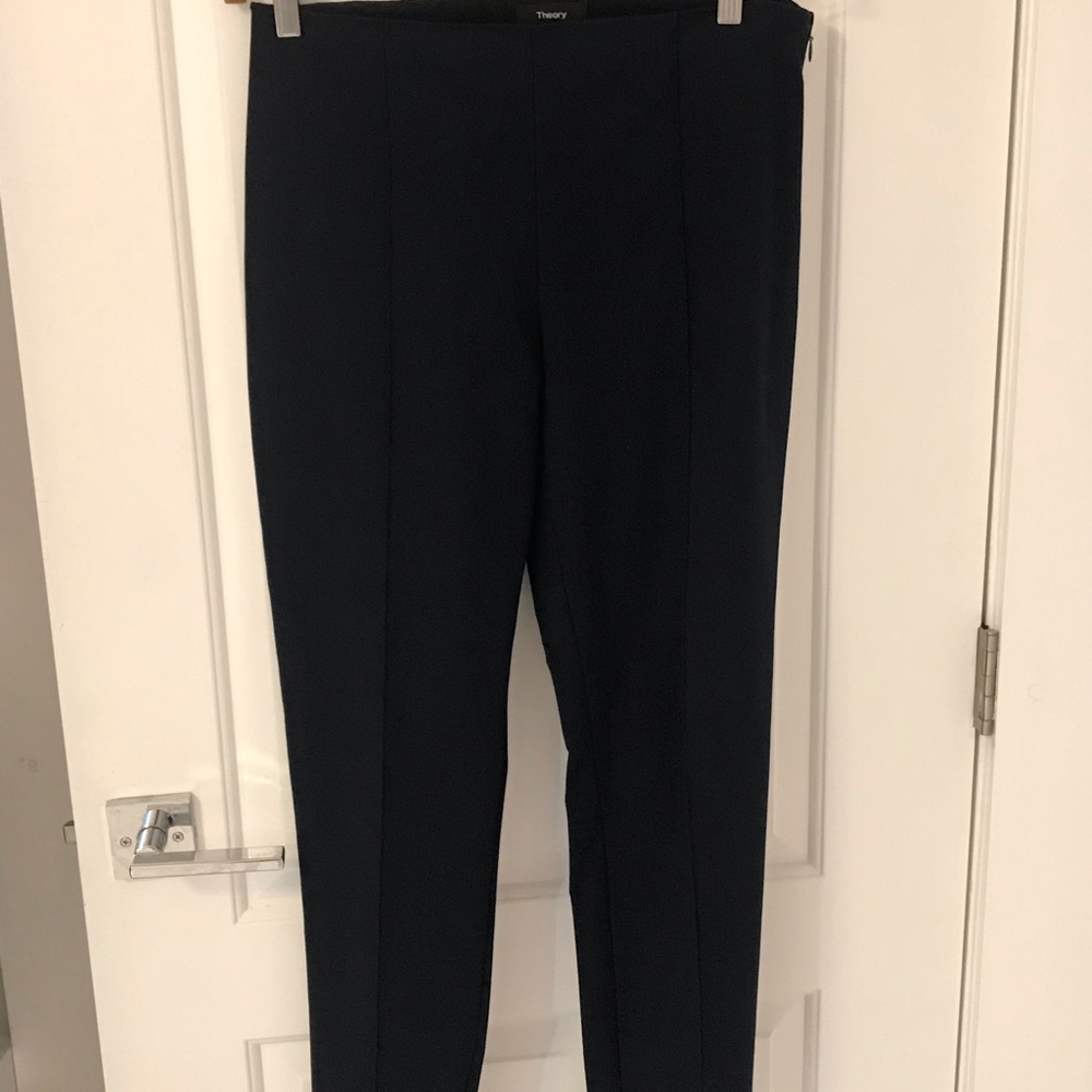 Theory stretch blue slim pants